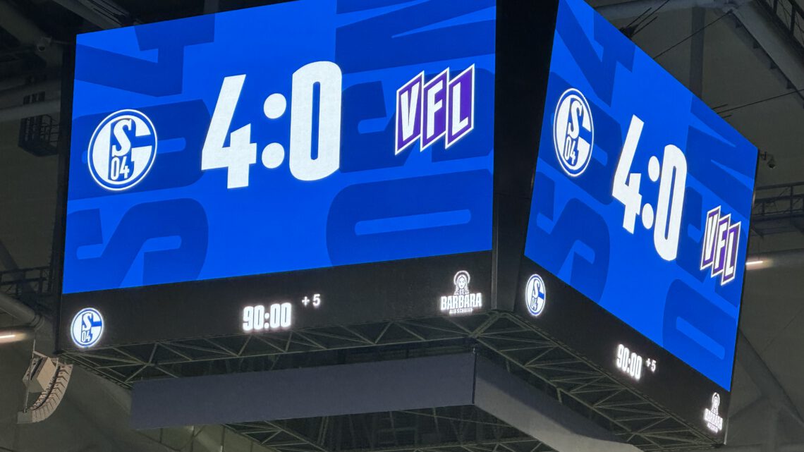 Schalke – Osnabrück 4:0: Sportlicher und emotionaler Befreiungsschlag