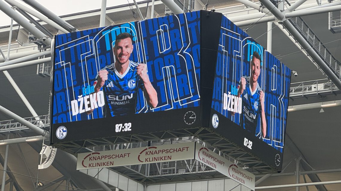 Schalke – Kaiserslautern 2:2: Dzeko läutet die Wende ein und lässt die Fans jubeln